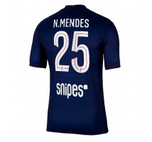 Paris Saint-Germain Nuno Mendes #25 Koszulka Podstawowa 2025-26 Krótki Rękaw